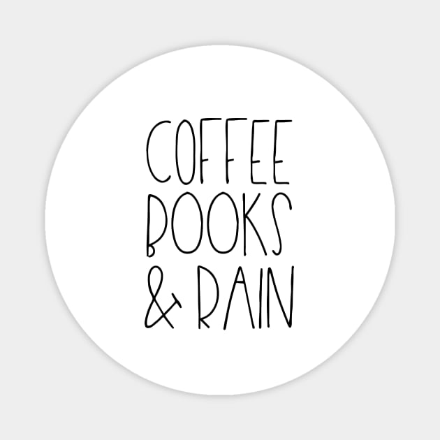 Coffee Books & Rain Magnet by LemonBox